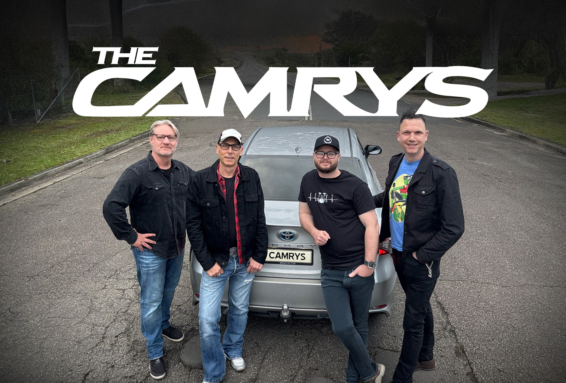 The Camrys band with their Toyota Camry